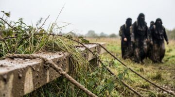Ground for walking with refugees