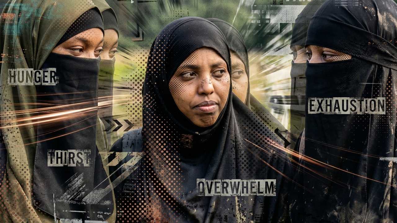 A group of Muslim women feel overwhelmed by their challenge